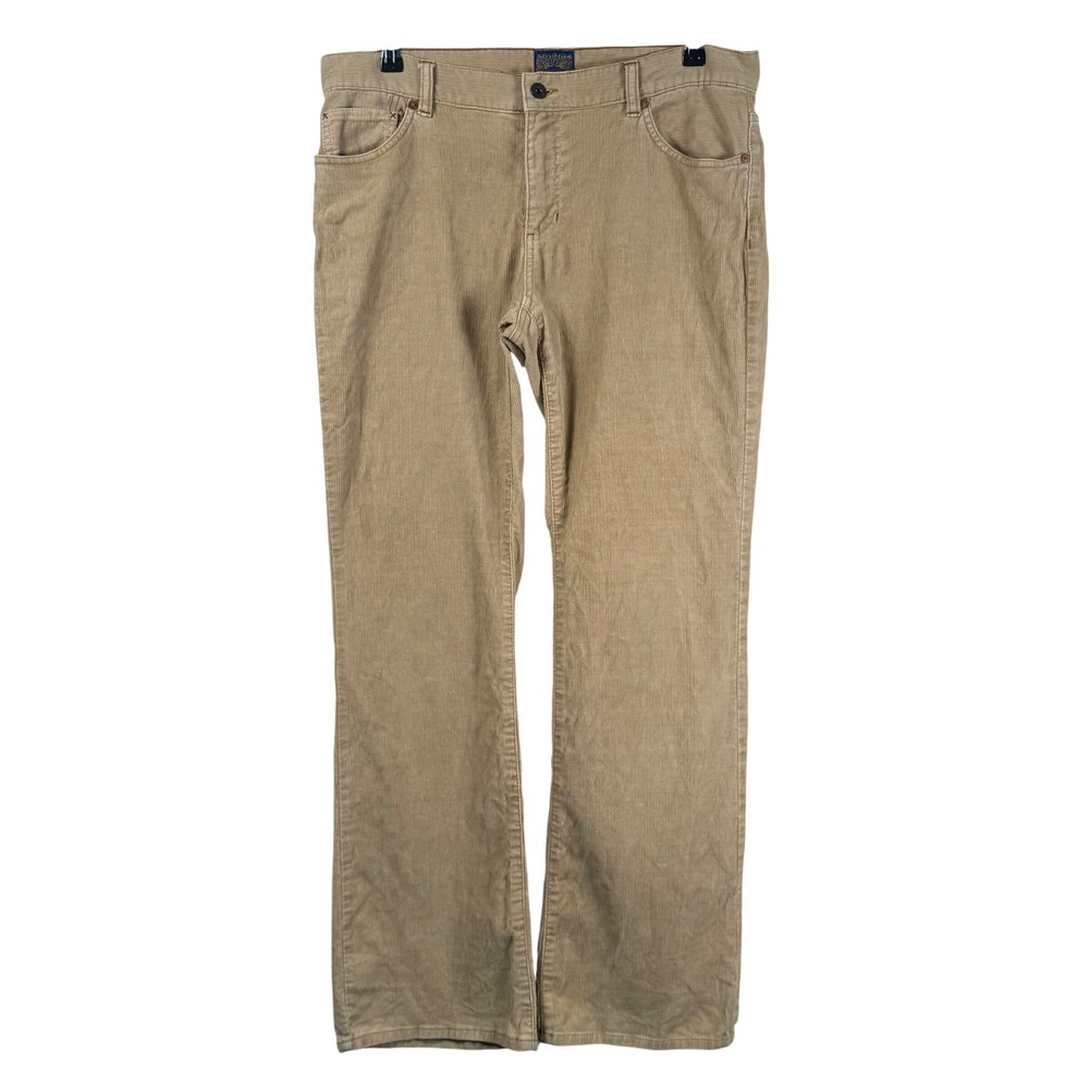 Vintage Polo Jeans Co Ralph Lauren Tan Corduroy Pants Straight Leg 90s Womens 12